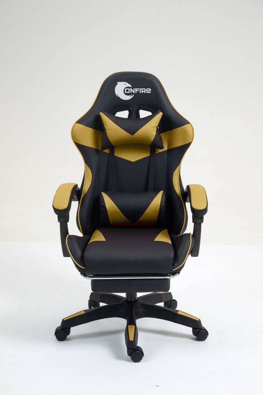 "Silla Gamer OnFire con Reclinación de 135° y Soporte Lumbar – Perfecta para Gaming y Estudio"